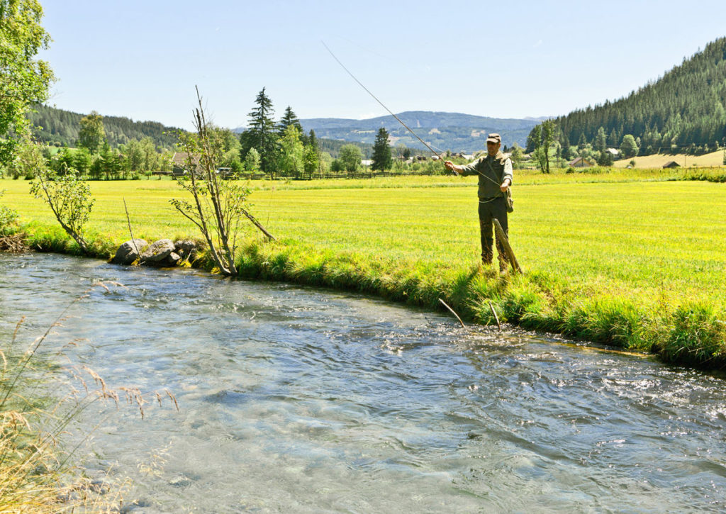 Fischen an der Longa