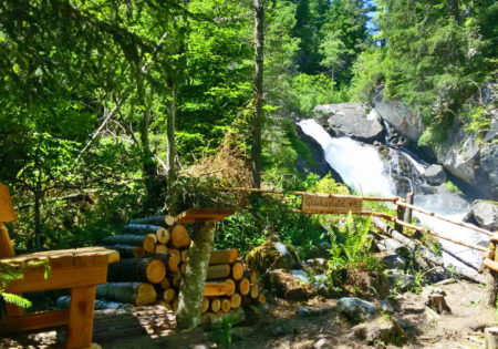 Glücksplatzl am Wasserfall